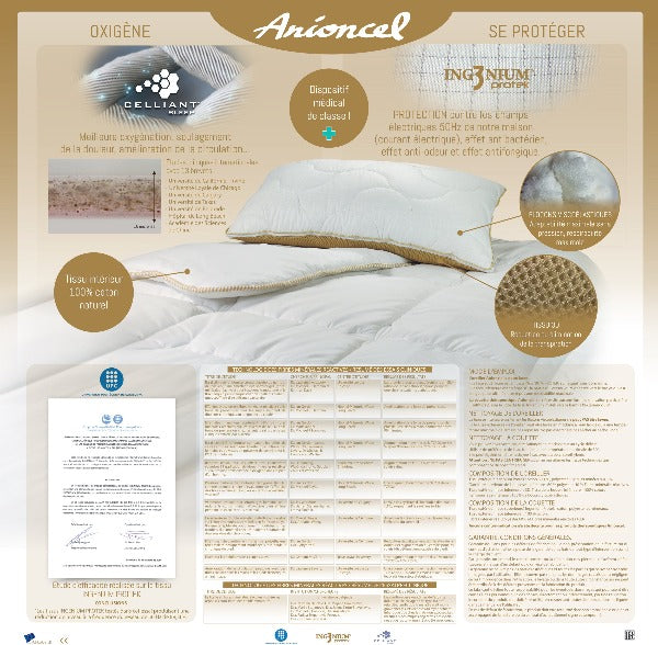 Couette anti ondes technologie Celliant® 2