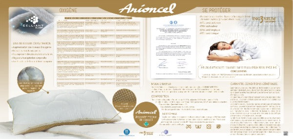 Oreiller anti ondes technologie Celliant® 6