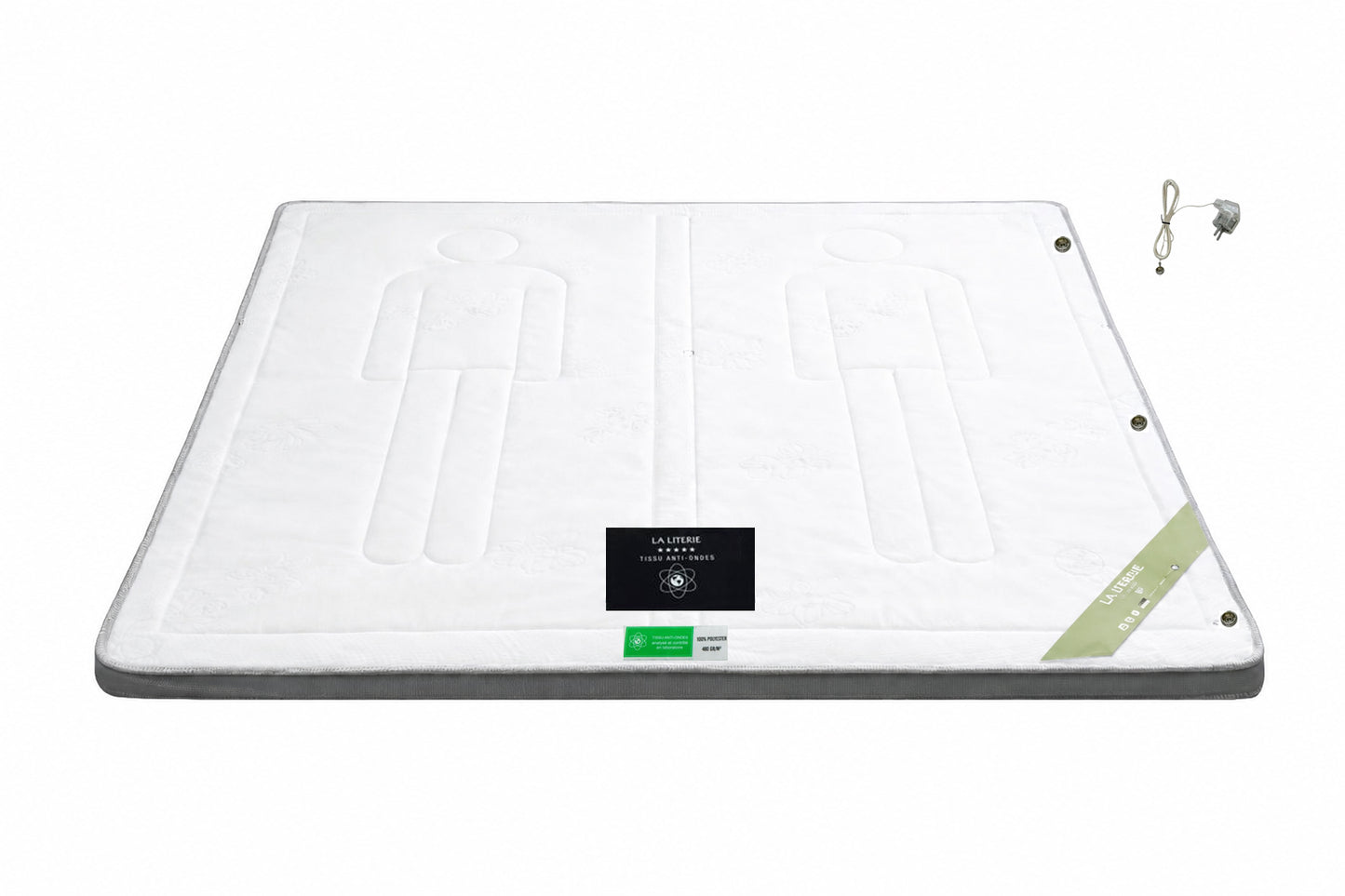 SUR MATELAS ANTI-ONDES CONNECTÉ À LA TERRE