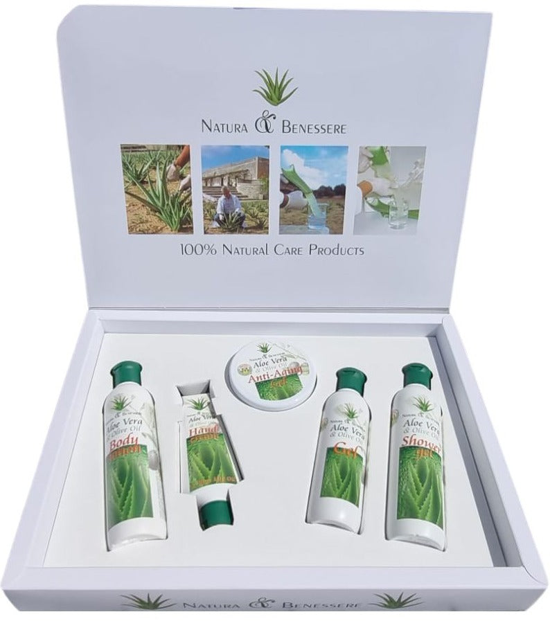 Coffret Beauté Suprême à l’Huile d’Olive et à l’Aloé Vera Rituels d’exception pour une peau sublimée
